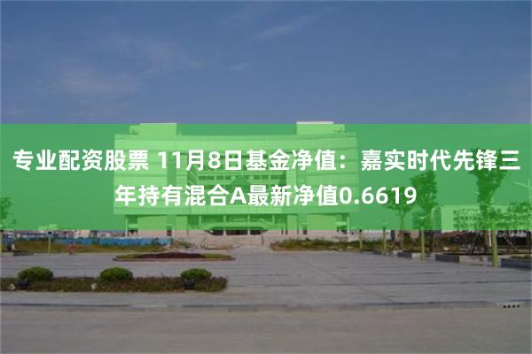 专业配资股票 11月8日基金净值：嘉实时代先锋三年持有混合A最新净值0.6619