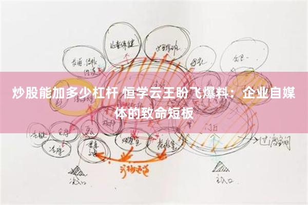 炒股能加多少杠杆 恒学云王盼飞爆料：企业自媒体的致命短板